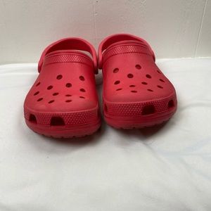 Red Crocs